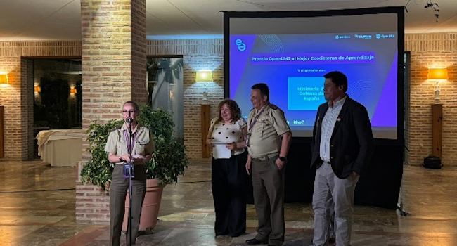 El Ministerio de Defensa, galardonado en los premios Digit E-learning 2025