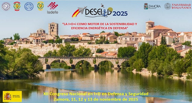 Bajo el lema ‘La I+D+i como motor de la sostenibilidad y eficiencia energética en Defensa’, se celebrará los días 11, 12 y 13 del próximo mes de no...