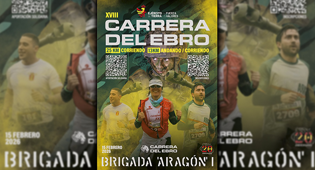 Organizada por la Brigada ‘Aragón’ I del Ejército de Tierra, se celebrará el próximo 15 de febrero en Zaragoza. En ella podrán inscribirse, hasta e...