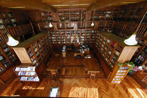 Biblioteca. Escuela Naval Militar, Marín.